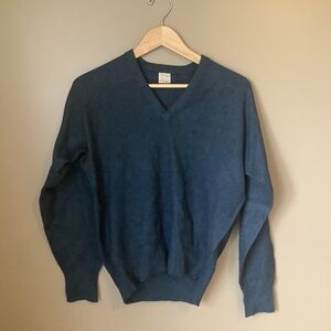 Vintage Dark blue 60s cashmere sweater